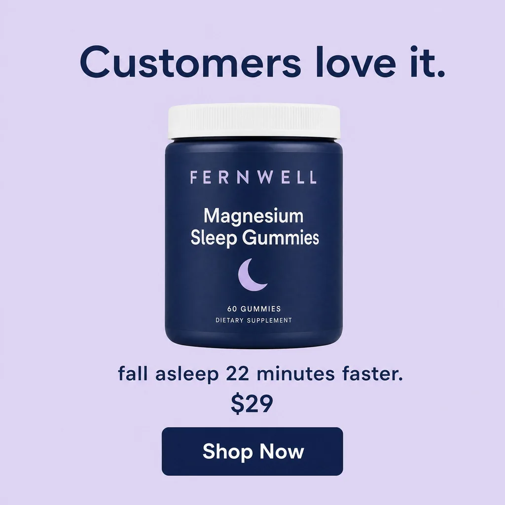 An ordinary template-built ad for the same product