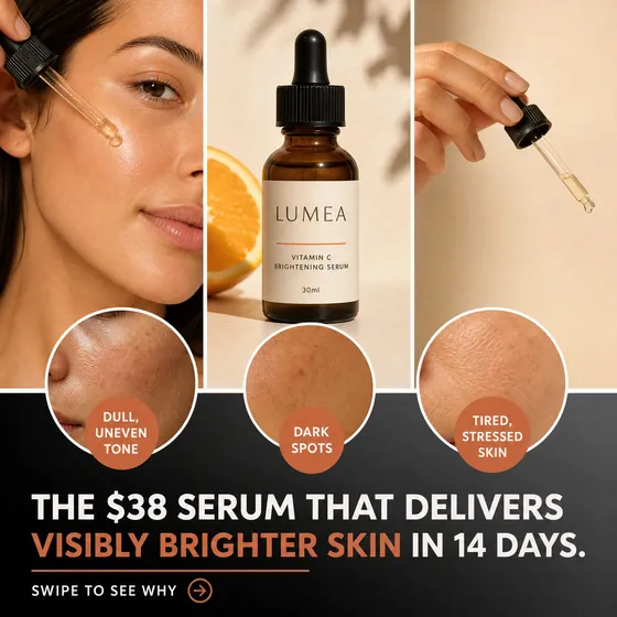 Editorial Authority static ad for LUMEA