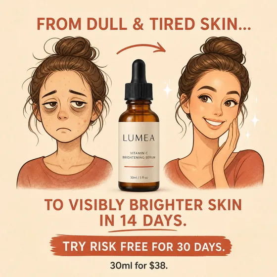 Humor and Pattern Interrupt static ad for LUMEA