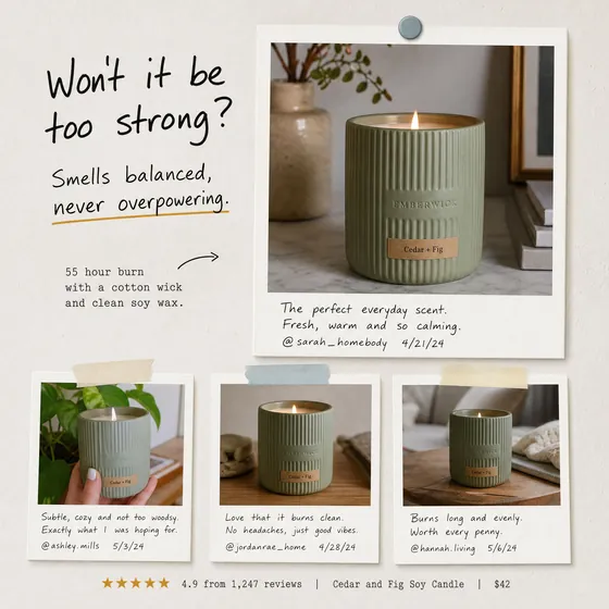 Social Proof and Testimonials static ad