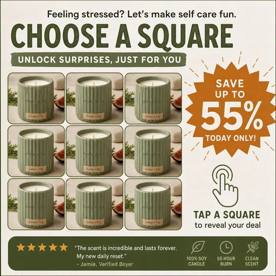 Humor and Pattern Interrupt static ad for EMBERWICK