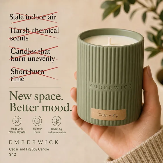 Offer and Promotional static ad for EMBERWICK